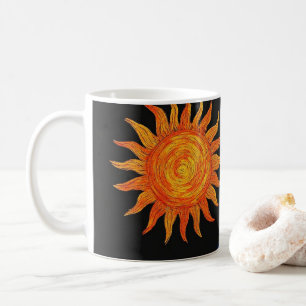 Van Gogh inspired Sun & Moon mug
