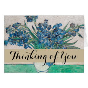 Van Gogh Iris Vase Painting Impressionism