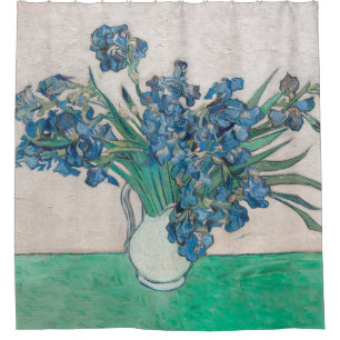 Van Gogh Iris Vase Painting Impressionism