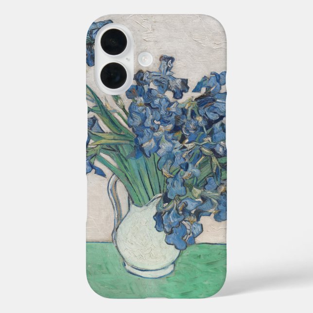 Van Gogh Iris Vase Painting Impressionism Case-Mate iPhone Case (Back)