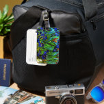 Van Gogh - Irises, 1889 Luggage Tag<br><div class="desc">Vincent van Gogh painting, Irises, luggage tag.</div>