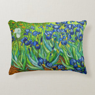 Van Gogh Irises Accent Pillow
