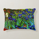 Van Gogh - Irises, Accent Pillow<br><div class="desc">Vincent van Gogh's famous floral painting, Irises.</div>