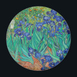 Van Gogh Irises. Blue floral nature impressionism Magnet<br><div class="desc">Van Gogh "Irises" magnet. Blue floral impressionism art.</div>