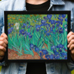 Van Gogh Irises. Blue floral vintage impressionism Poster<br><div class="desc">Van Gogh "Irises" poster. Blue floral impressionism art.</div>