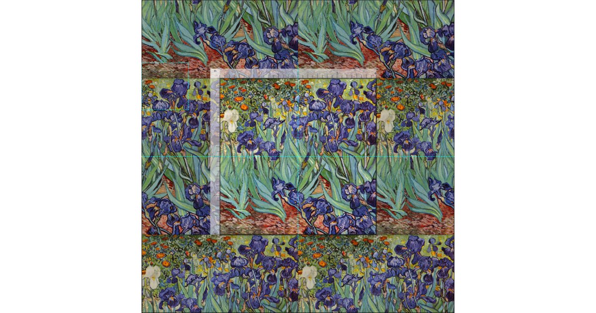 Van Gogh Irises Fabric Zazzle