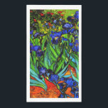 Van Gogh - Irises, famous painting, Napkin<br><div class="desc">Vincent van Gogh's popular painting,  Irises</div>