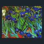 Van Gogh - Irises, Faux Canvas Print<br><div class="desc">Vincent van Gogh's famous floral painting, Irises.</div>