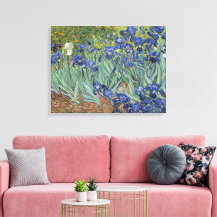 Van Gogh Irises Fine Art Painting Canvas Print