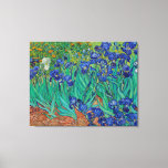 Van Gogh Irises Floral Painting Canvas Print<br><div class="desc">Vincent Van Gogh  (30 March 1853 – 29 July 1890) was an influential Dutch post-impressionist painter.  This artwork is called Irises.</div>