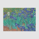 Van Gogh Irises Floral Painting Tissue Paper<br><div class="desc">Vincent Van Gogh  (30 March 1853 – 29 July 1890) was an influential Dutch post-impressionist painter.  This artwork is called Irises.</div>