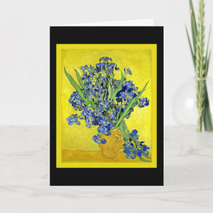 Van Gogh - Irises framed Card