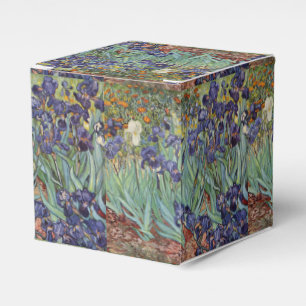 Van Gogh Irises Impressionist Painting Favor Box