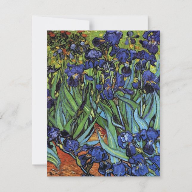 Van Gogh Irises Invitations (Front)