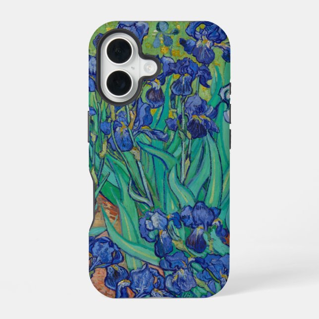 Van Gogh Irises iPhone 16 Case (Back)