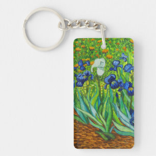 Van Gogh Irises Keychain