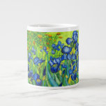 Van Gogh Irises Large Coffee Mug<br><div class="desc">Coffee Mug featuring Vincent van Gogh’s oil painting Irises (1889). Inspired during his stay at an asylum, this still life depicts beautiful blue irises in different shades. A great gift for fans of Post-Impressionism and Dutch art.</div>