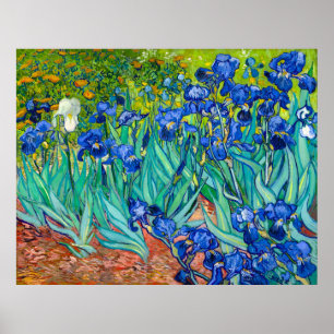 Van Gogh, Irises, Les Iris, 1889 Poster