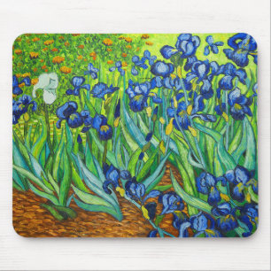 Van Gogh Irises Mouse Pad
