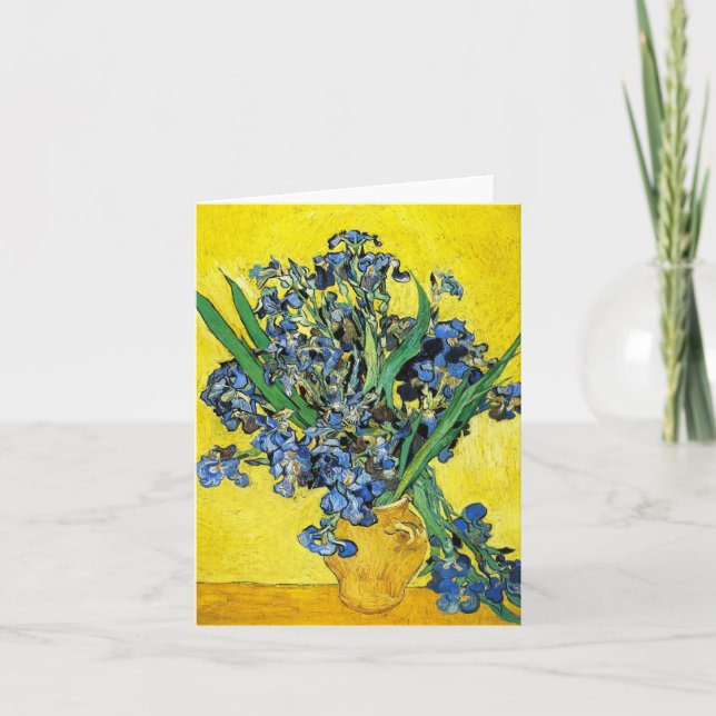 Van Gogh Irises Note Card (Front)