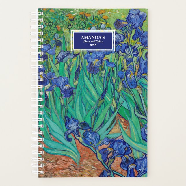 Van Gogh Irises Peinture (Devant)