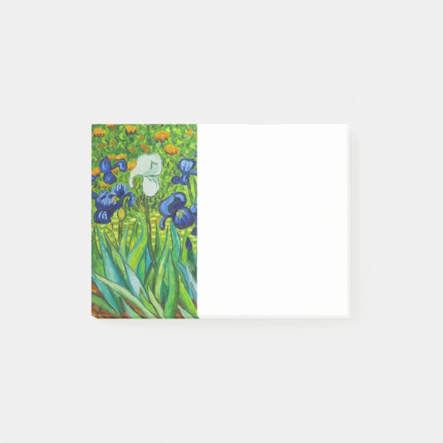 Van Gogh Irises Post-it Notes (Front)