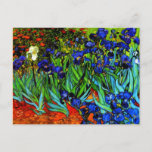 Van Gogh - Irises Postcard<br><div class="desc">Vincent van Gogh's 1889 painting,  Irises,  postcard.</div>
