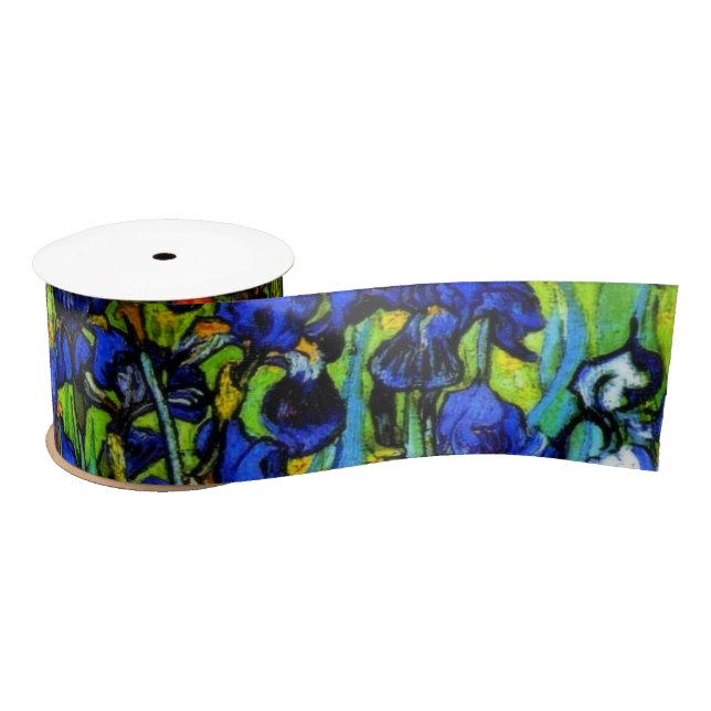 Van Gogh - Irises Satin Ribbon (Spool)