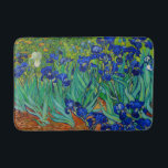 Van Gogh Irises Vintage Floral Blue Bath Mat<br><div class="desc">This is the oil painting "Irises" done in 1889 by Dutch post- impressionist artist Vincent Willem van Gogh (1853-1890). It is our Fine Art Series no. 68.</div>