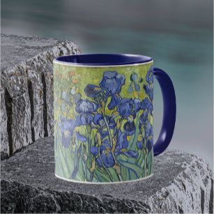 Van Gogh Irises Vintage Floral Mug