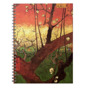 Van Gogh Japanese Flowering Plum Tree, Fine Art Notebook