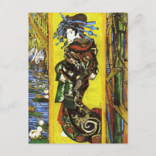 Van Gogh Japonaiserie Oiran Postcard