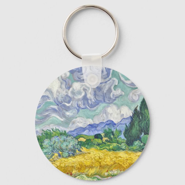 Van gogh keychain (Front)