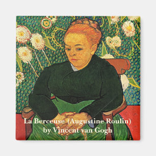 Van Gogh, La Berceuse, Vintage Impressionism Art Magnet
