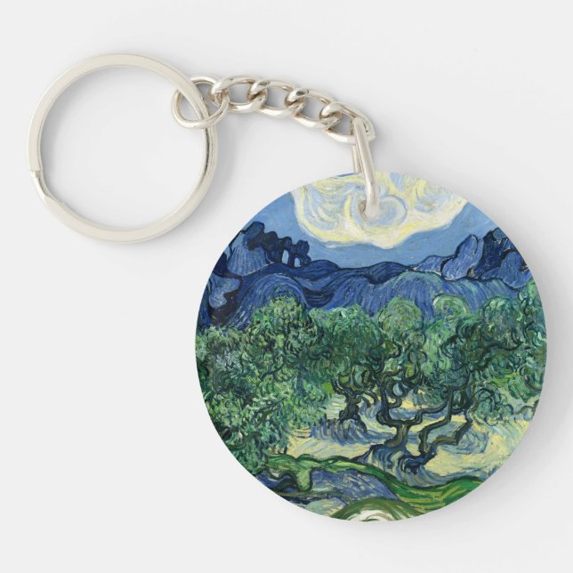 Van Gogh La peinture paysagère des oliviers (Devant)