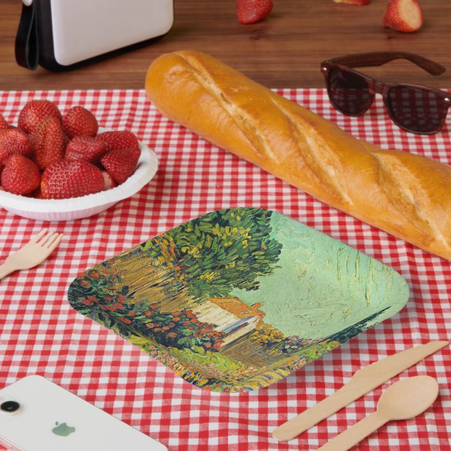 Van Gogh - Landscape, 1925-1928 Paper Plate (Picnic)