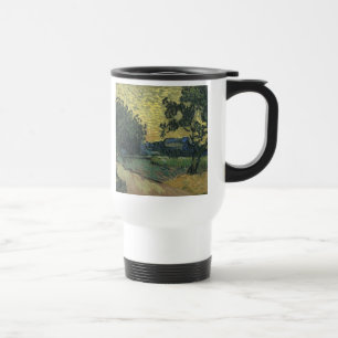 Van Gogh Landscape at Twilight Travel Mug