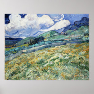 Van Gogh - Landscape From Saint-Remy Poster