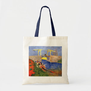 Van Gogh Langlois Bridge, Arles, Vintage Fine Art Tote Bag