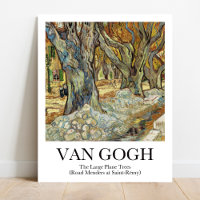Van Gogh Large Plane Trees Poster