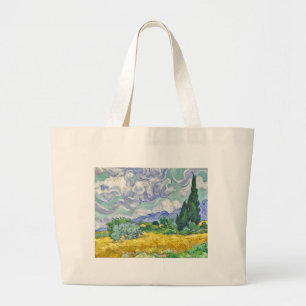 Van gogh large tote bag