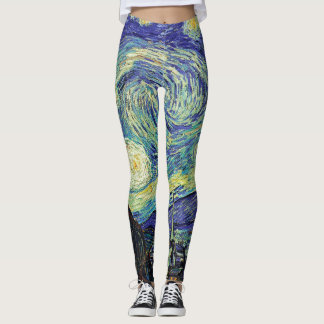 Van Gogh Les Leggings De Nuit Starry