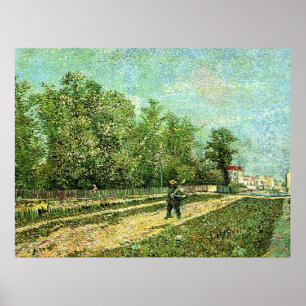 Van Gogh - Man with Spade... Poster