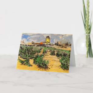Van Gogh Mill of Alphonse Daudet at Fontevielle Card