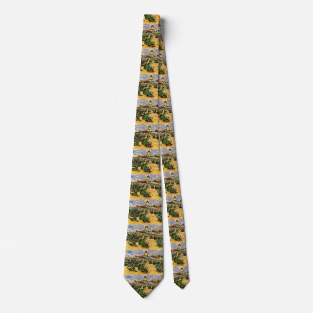 Van Gogh Mill of Alphonse Daudet at Fontevielle Tie (Front)