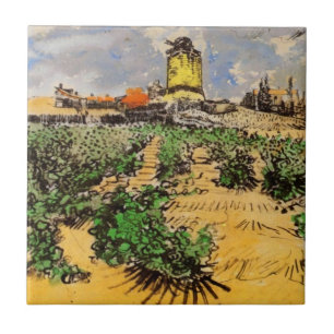 Van Gogh Mill of Alphonse Daudet at Fontevielle Tile