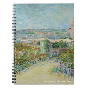 Van Gogh Montmartre Personalized Notebook