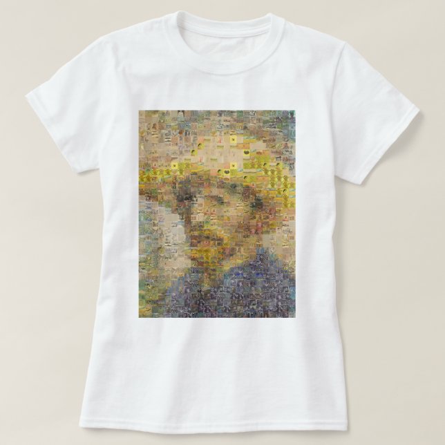 Van Gogh Mosaic T-Shirt (Design Front)