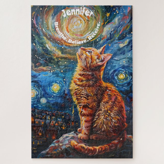 Van Gogh Motivational Puzzle (Vertical)