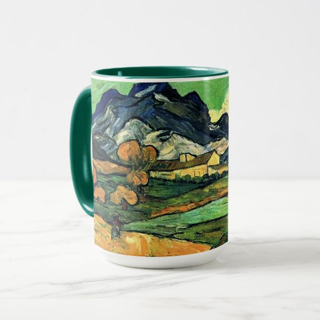 Van Gogh - Mount Gaussier with Mas de Saint-Paul Mug (Front Left)